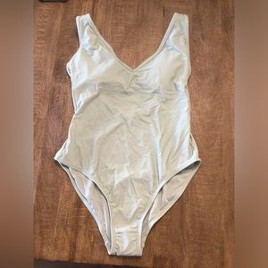 NWOT Sage Green One Piece Swimsuit